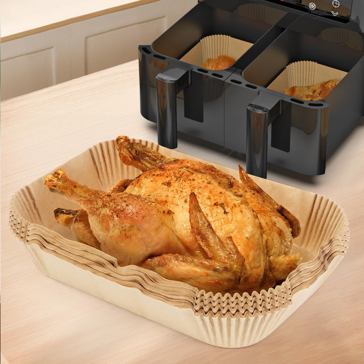 Vinsani 100-Pack Air Fryer Paper Liners 1010406