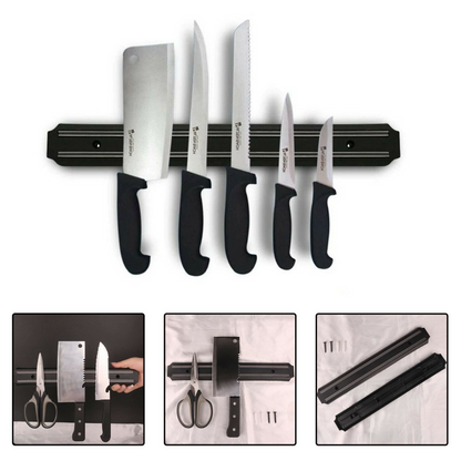 20CM Magnetic Knife Holder for Wall Mount, Secure Kitchen Storage