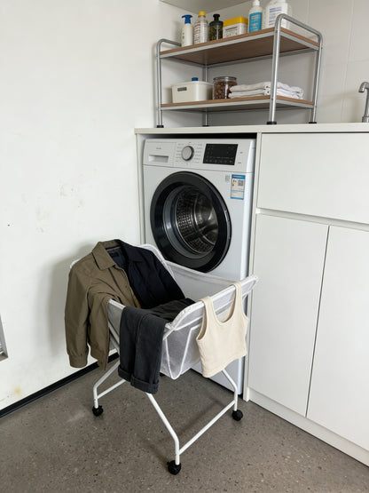 No-Bend Laundry Trolley for Easy Carrying & Stain-Free Laundry Transfer