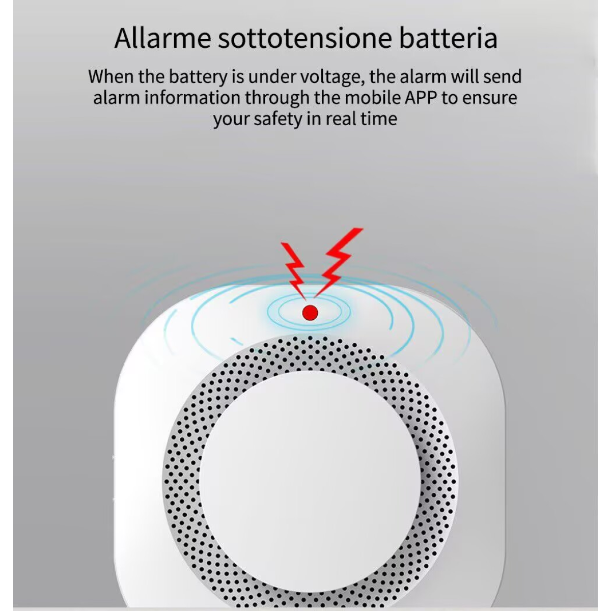 2-Pack Smoke Alarm Fire Protection Home Security System Smoke Detector