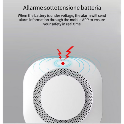 2-Pack Smoke Alarm Fire Protection Home Security System Smoke Detector