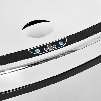 68L Touchless Sensor Bin Stainless Steel Automatic Dustbin, 20–35cm, Silver