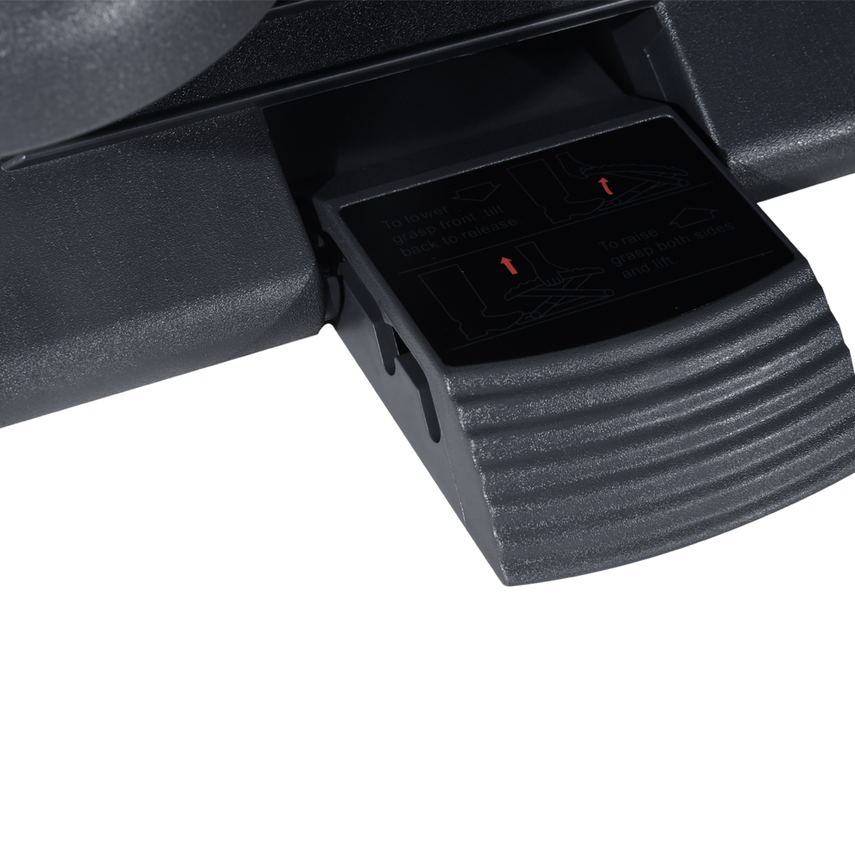 3-Position Adjustable Tilting Footrest with Massage, Home Office, Black