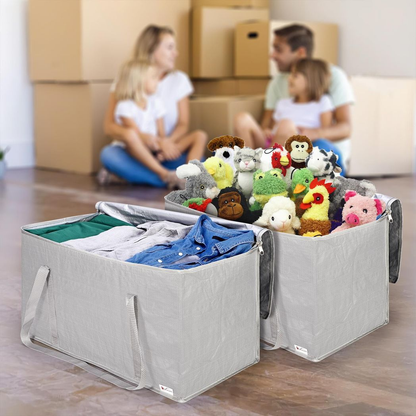 VINSANI 6PK Moving Bags Grey 1010300, Heavy-Duty Packing Bags (6-Pack)