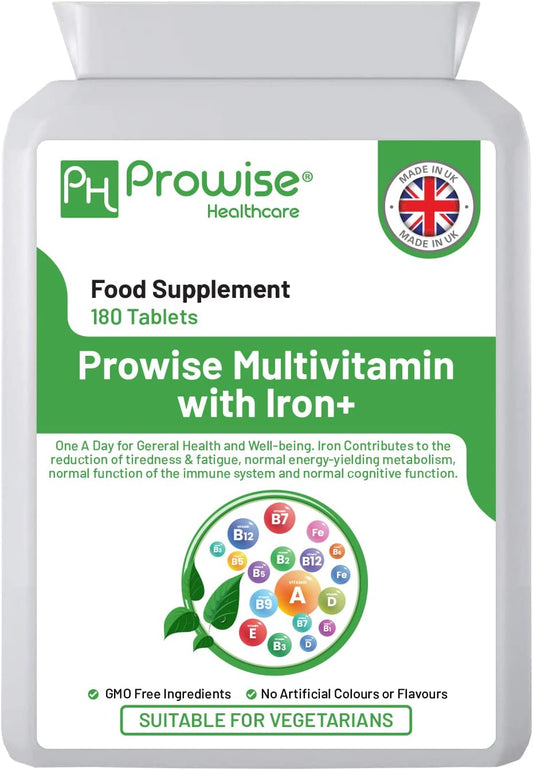 Prowise Healthcare Multivits & Iron+ Tablets (180 Count)