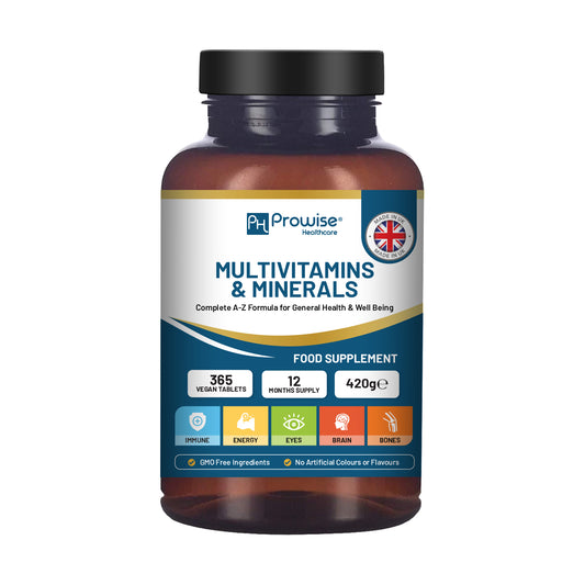 A-Z Multivitamins & Minerals Vegan Tablets (365-Day Supply) 26 Nutrients