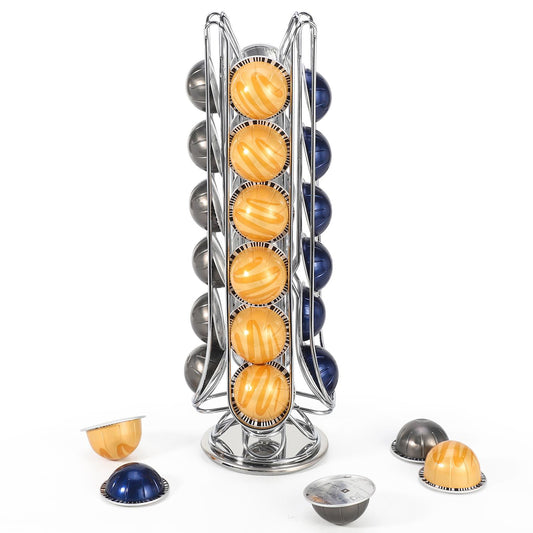 VINSANI Chrome 24 Coffee Pod Stand 1010279
