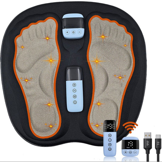 DYZI Rechargeable EMS Foot Massager for Pain Relief & Better Circulation