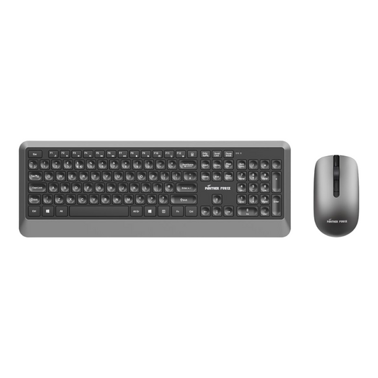 Panther Force Wireless Keyboard & Mouse Set (Silver) PF293