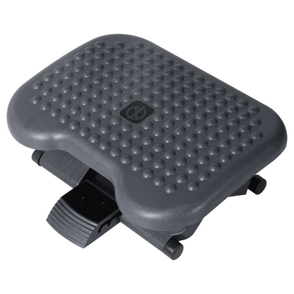 3-Position Adjustable Tilting Footrest with Massage, Home Office, Black