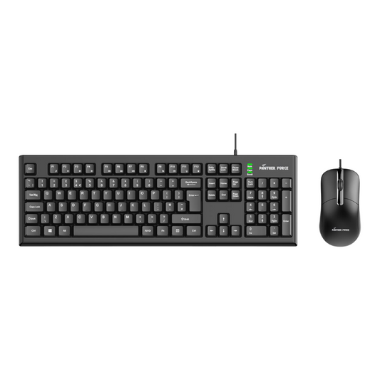 Panther Force PF289 Wired Keyboard & Mouse Combo Set