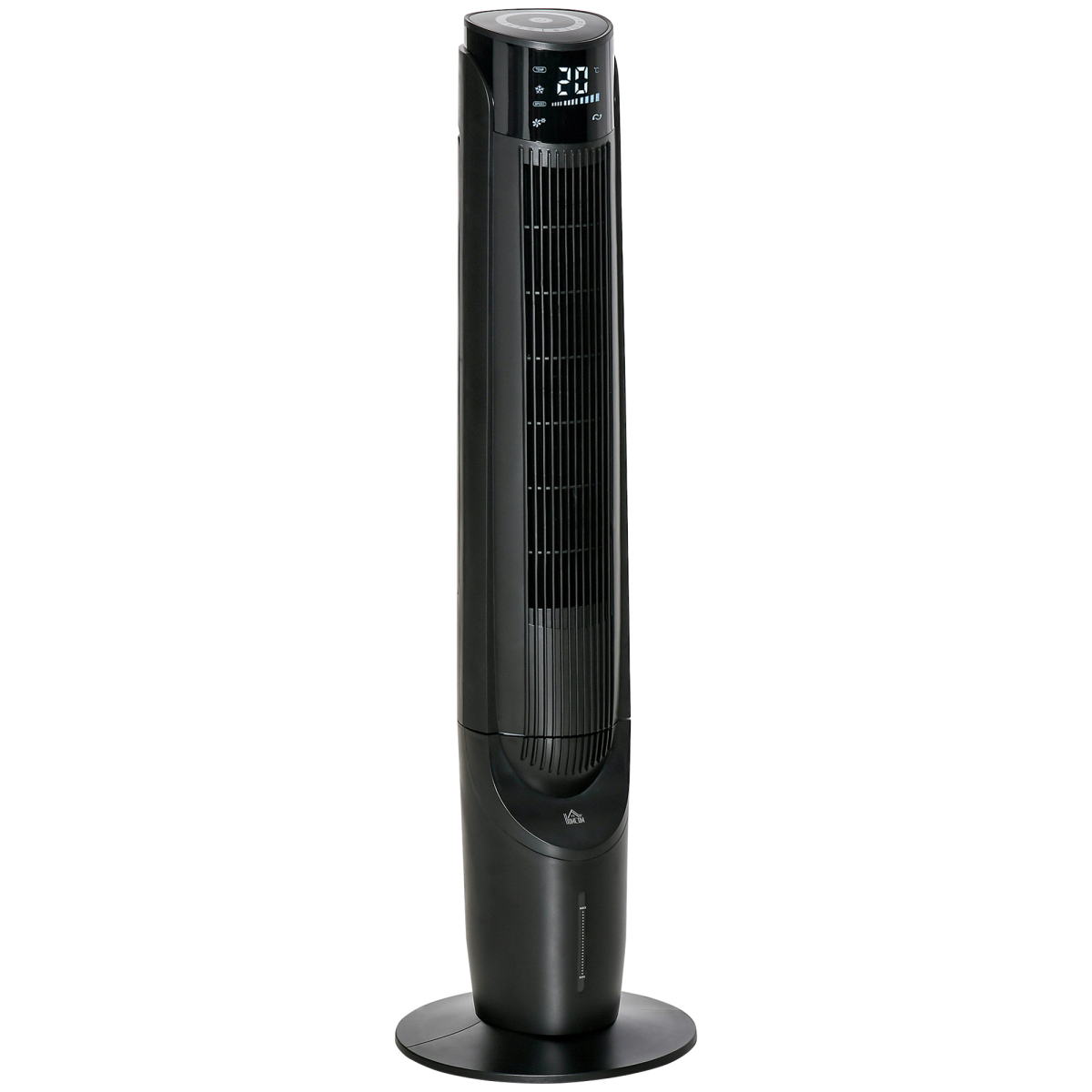 Quiet Air Cooler Evaporative Ice Cooling Tower Fan for Bedroom, Black - HTML