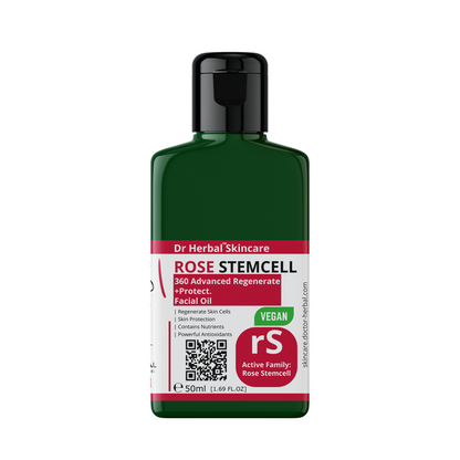 Dr Herbal Facial Oil 50ml – Rose Stem Cells & Vitamin E for Glow & Hydration