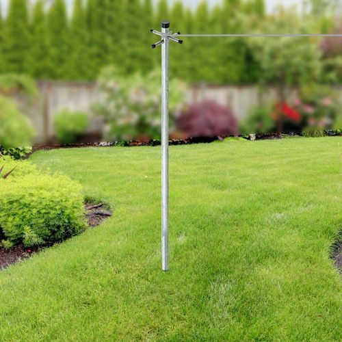 Heavy-Duty Galvanised Clothes Pole with Durable Rust-Resistant Design